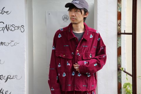 doublet VETNAM EMBROIDERY COURDUROY セットアップ"PINK"Style.2020.9.14.