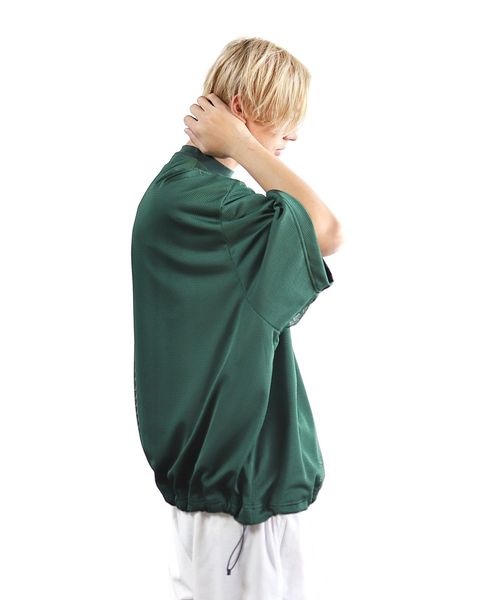 イズネス 24SS BALLOON DOUBLE LAYERED MESH SHORT SLEEVE T-SHIRT