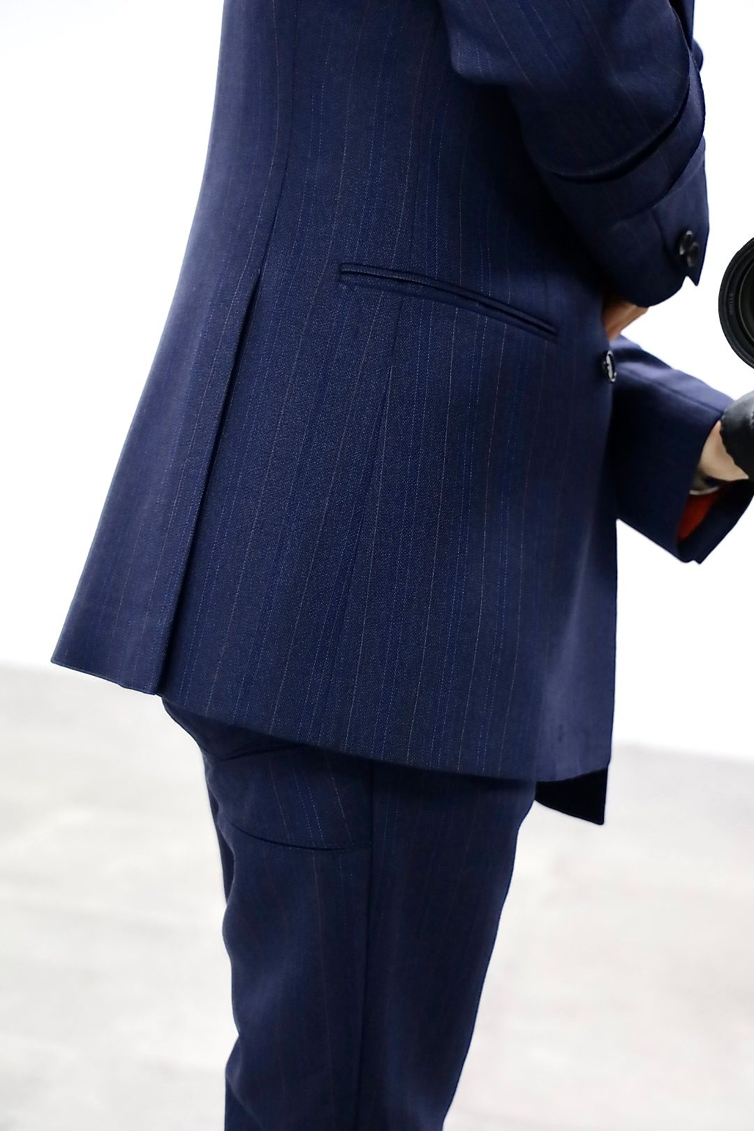 JUNYA WATANABE MAN 26SS ウールストライプジャケットセットアップスタイル