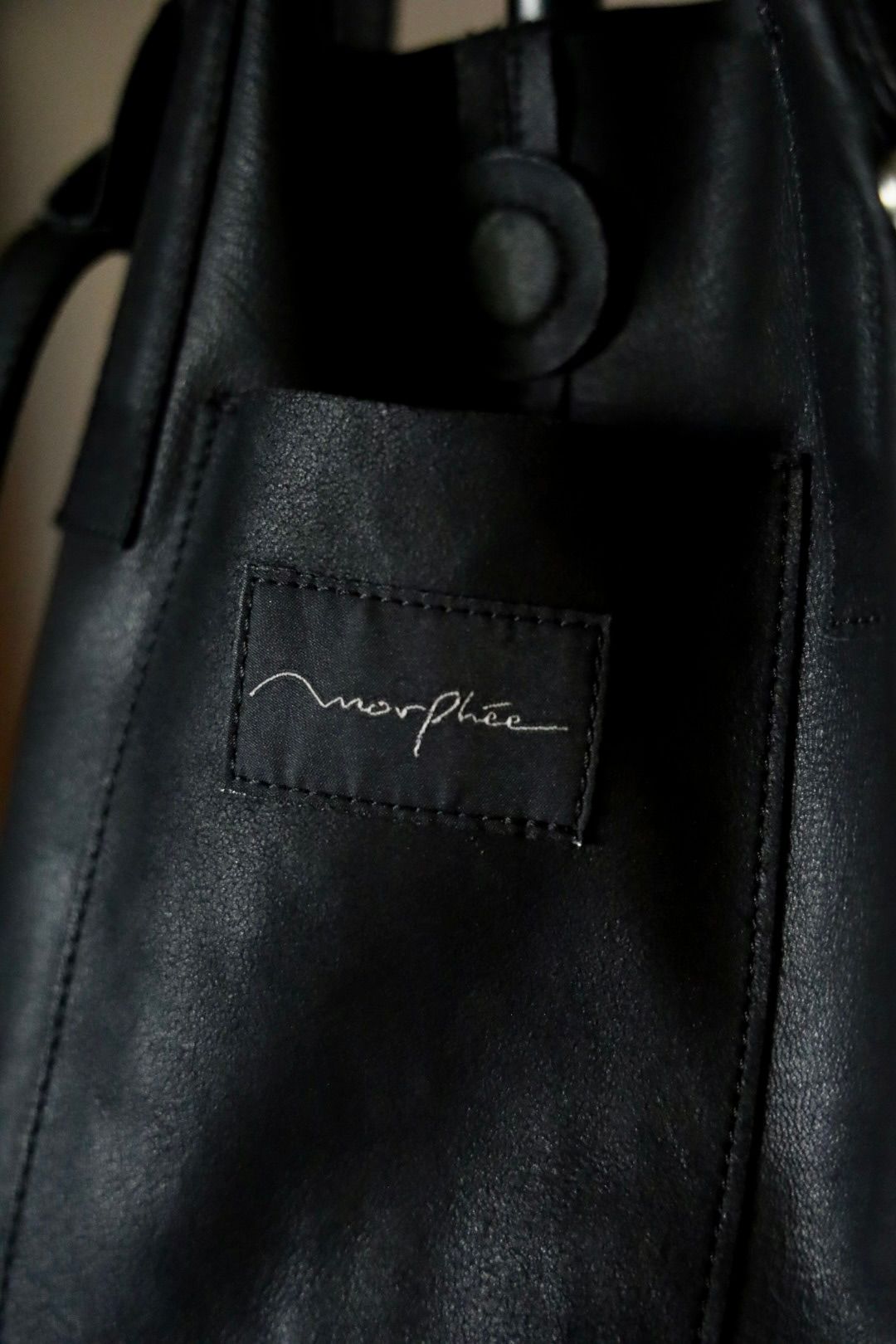 Morphee / モルフェ バッグ 2WAY SMALL TOTE（LONG）BLACK☆8月25日(火)再入荷！