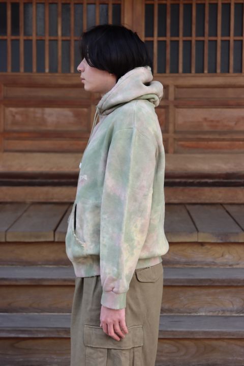 doublet WASTE VEGETABLE DYED HOODIE(22SS28CS209) style.2022.1.15.
