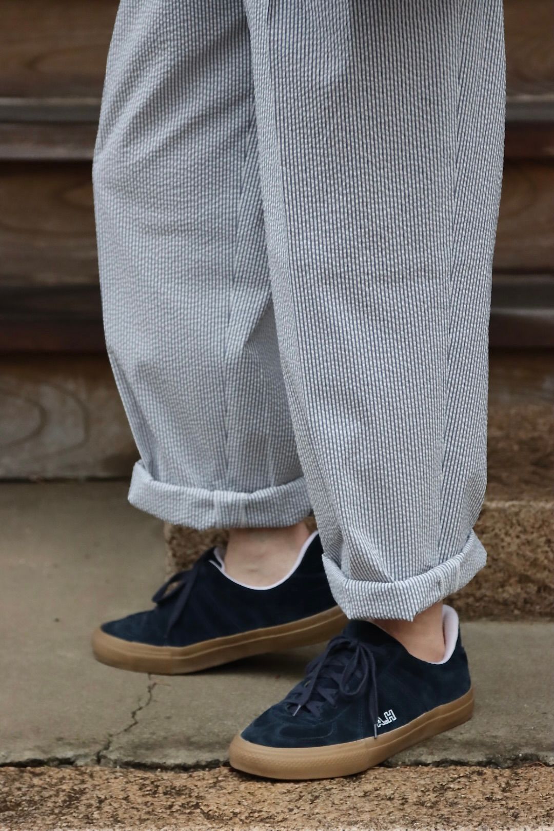 AOR 22SSシアサッカーセットアップ"NAVY"スタイル.2022.3.26.