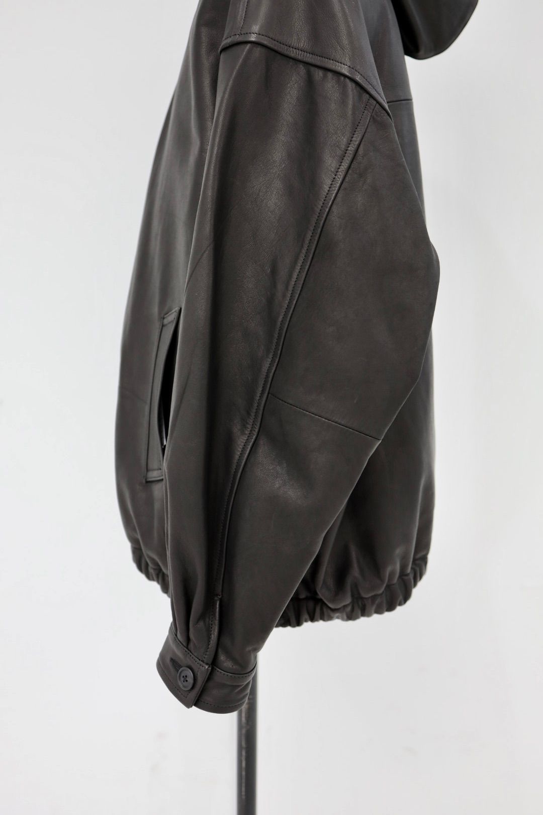 S.F.C 25FW エスエフシー LEATHER HOODIE JACKET(SFCFW25J01)Black★11月22日(土)発売！