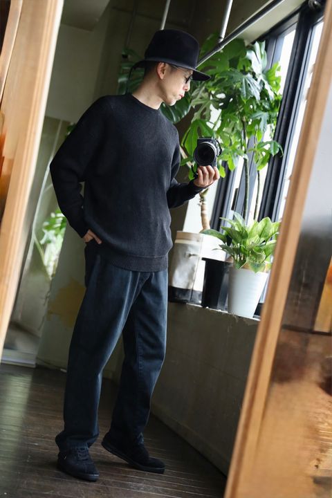 Graphpaper 25SS REPRODUCTION OF FOUND For GP RUSSIAN MILITARY TRAINER"BLACK"スタイル