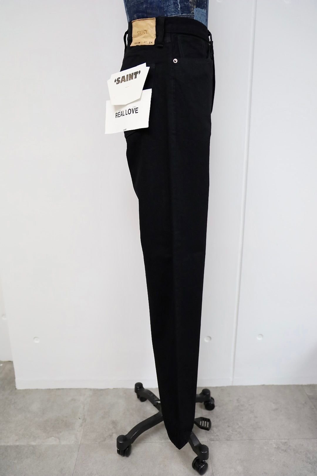 セントマイケル 26SS BLACK DENIM PANTS/STRAIGHT (SM-MK8-0000-077)