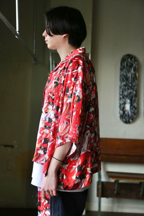 KIDILL×SKOLOCT WIDE ALOHA SHIRTS (KLSKT02) style.2021.1.23.