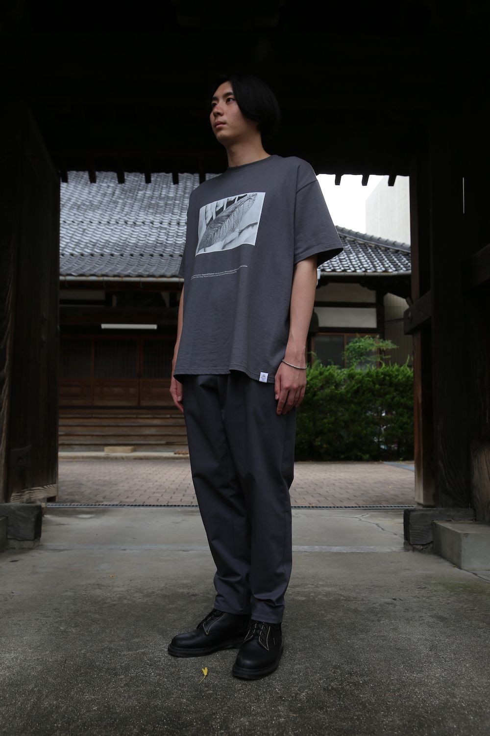 Graphpaper Compact Ponte Chef Pants(GM213-40042B) style.2021.7.18.