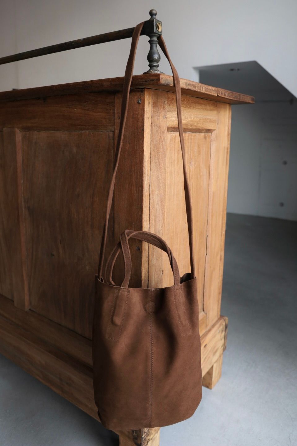 Morphee / モルフェトートバッグ 2WAY SMALL TOTE(SHORT) SUEDE[COFFEE BROWN]☆新作発売！