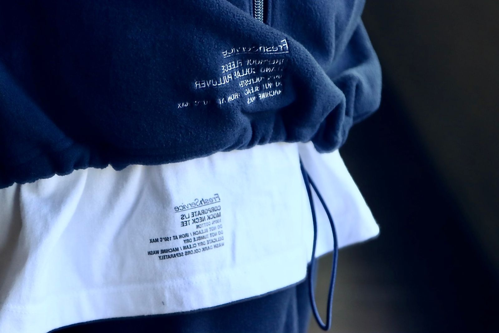 FreshService FIREPROOF FLEECE STAND COLLAR PULLOVERスタイル.2022.11.14.