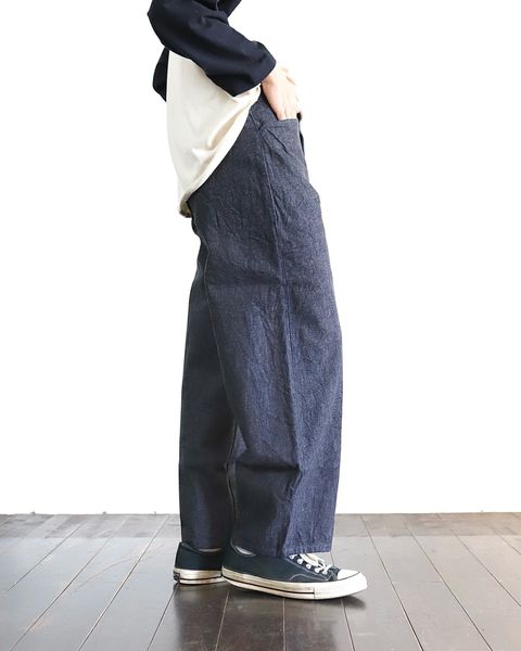 blurhms 24SS 新作Co/Silk Nep Baseball Raglan Tee &12.9oz Denim Slacks style 2024.3.2