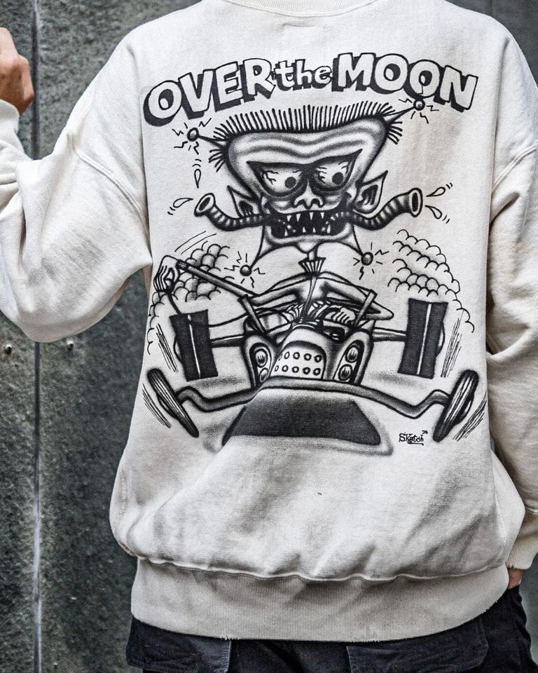 BOWWOW - BOW WOW バウワウ SKETCH APOLLO SWEATSHIRTS(BW242-SASS 