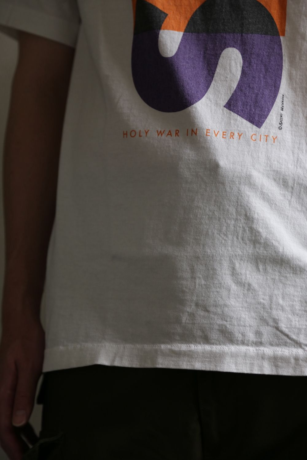 ©︎SAINT M×××××× T-SHIRT 2021sm (SM-A21-0000-009)WHITE style.2021.7.9