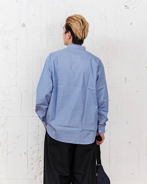 COMME des GARCONS HOMME ストライプシャツ(NAVY/SAX/WHITE)スタイル 2月8日(土)新作発売！