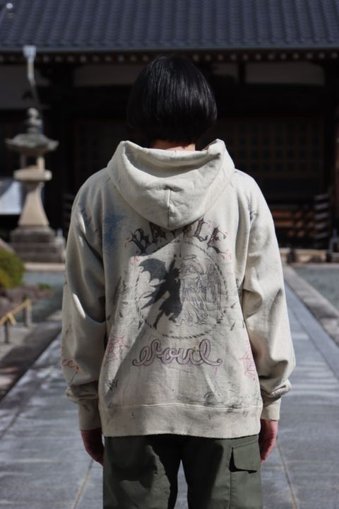 Saint Mxxxxxx × Dr.Wooコラボフーディーstyle.
