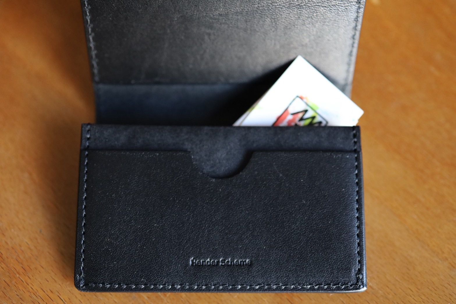 エンダースキーマ 財布 folded card case(qn-rc-fcc)black☆12月6日(土)発売！