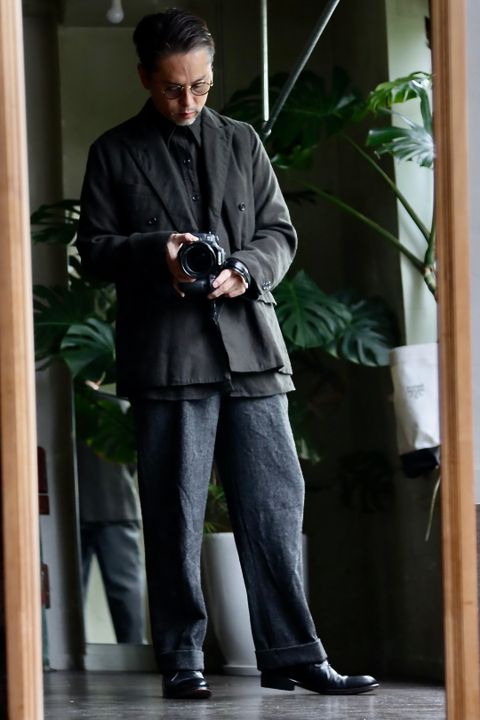 アプレッセ22FW Double Breasted Jacketスタイル.2022.9.26.