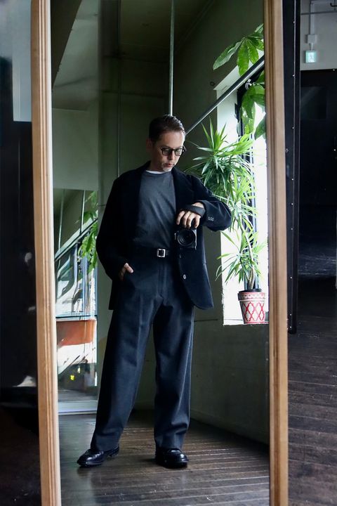 A.PRESSE アプレッセ 2025 STYLE2 Wool Flannel Wide Trousersスタイル.2025.9.13.