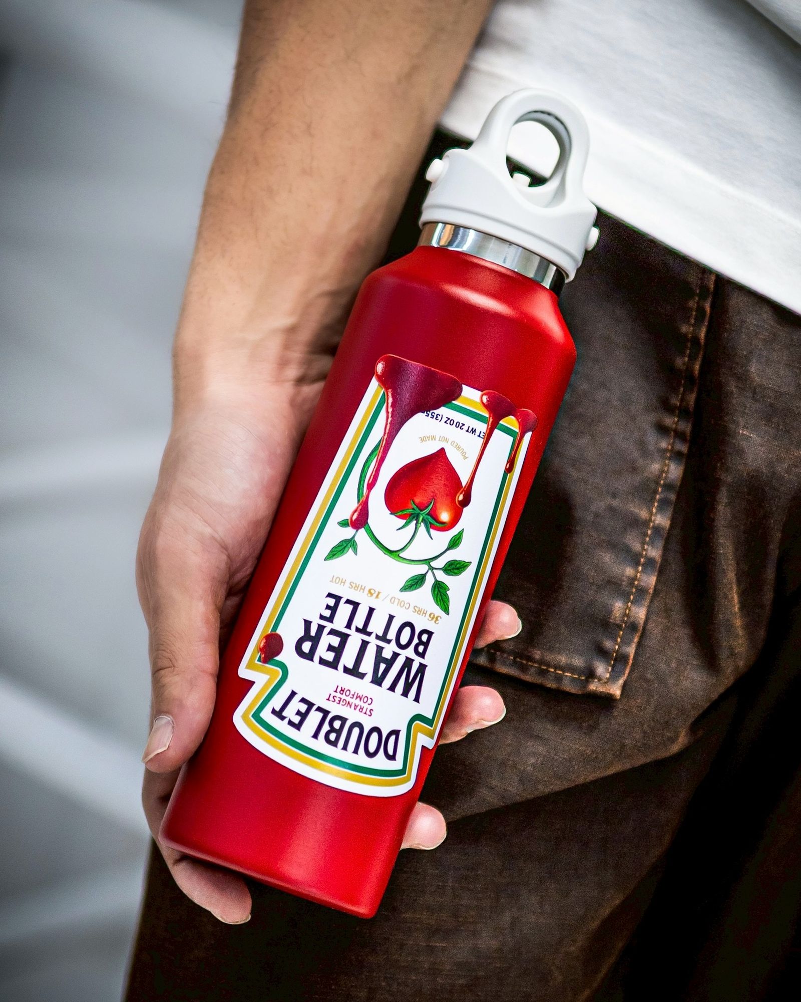 doublet ダブレット26SS FRIDGE STYLE WATER BOTTLE/MEDIUM (26SS87AC41)KETCHUP★2月14日(土)11:00発売！