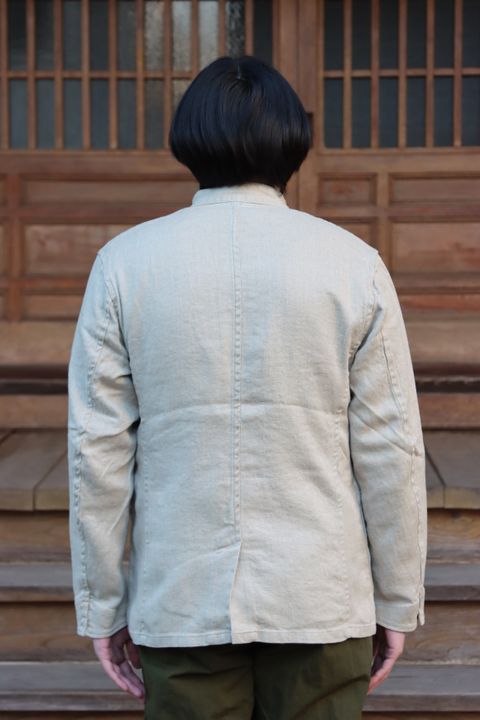 Ets.MATERIAUX 22SS French work jacket"OFF WHITE"style