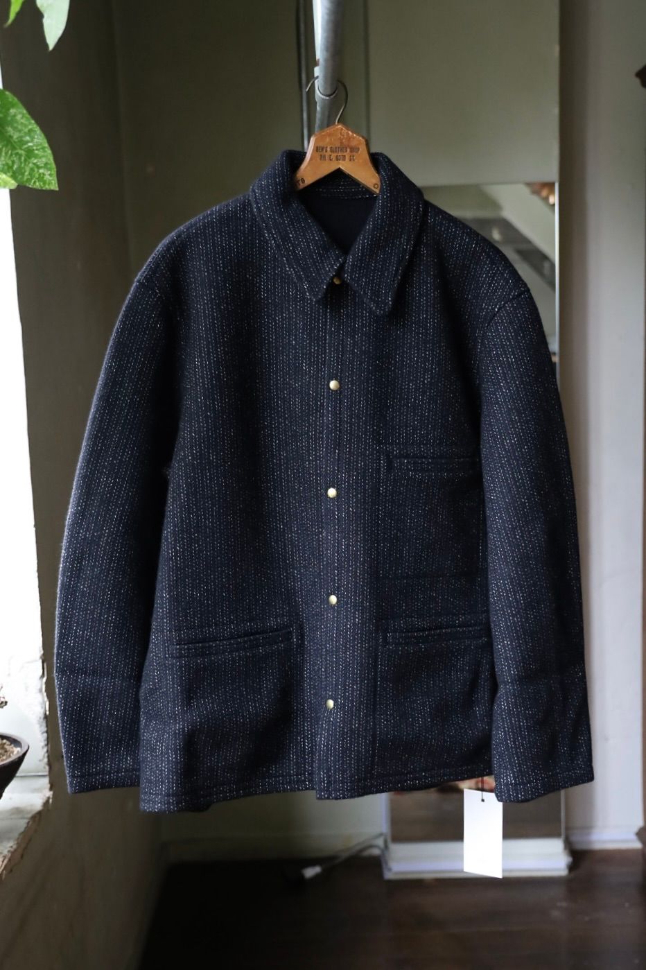 アプレッセ 2026 STYLE2 Cashmere Beach Cloth Jacket(26A AP-01-11)NAVY☆10月17日(土)新作発売！