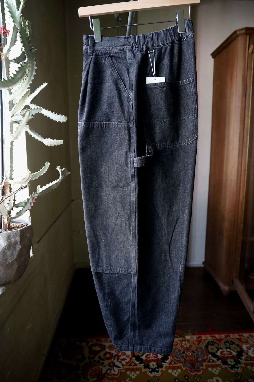 イズネス 26SS Double-Knee Balloon Painter Pants (26SS_12_1008SSBALOONPT01)BLACK☆新作発売！