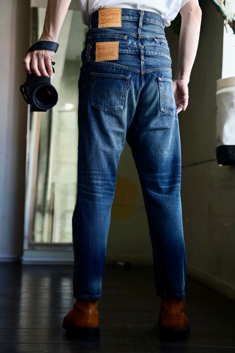 JUNYA WATANABE MAN ダブルウエストLevi's Wネームデニムスタイル.2025.4.12.