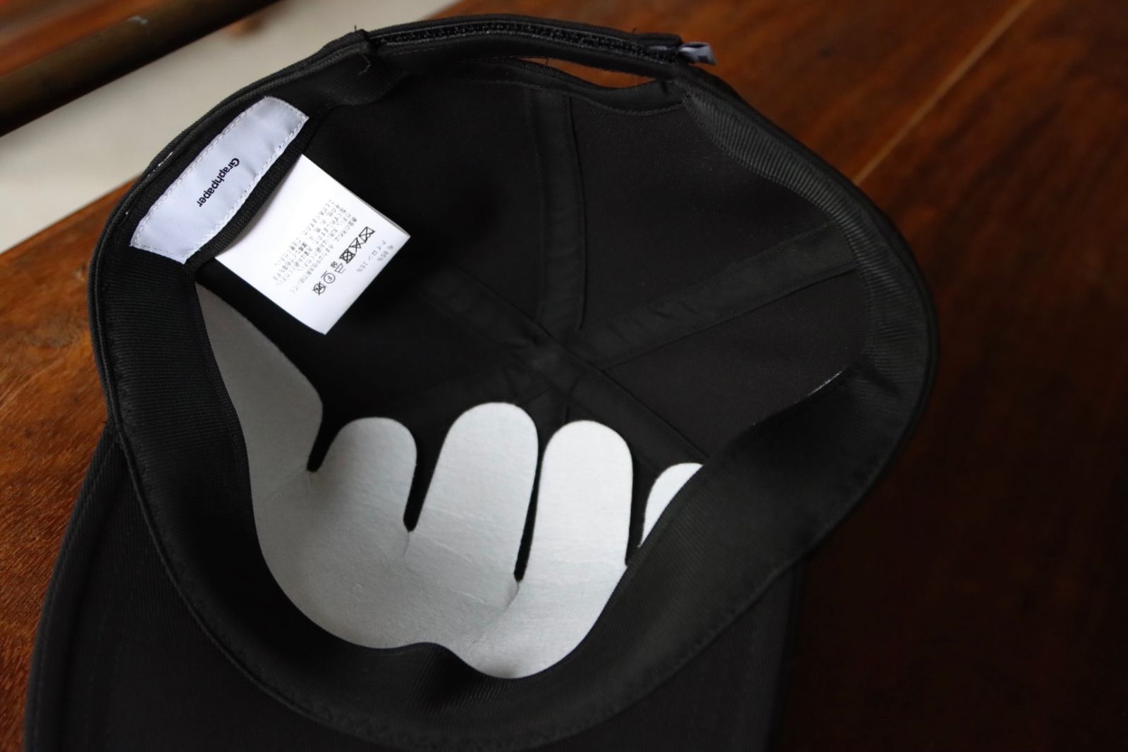 グラフペーパー Techno Wool Nylon 6 Panel Cap(GU253-90322)BLACK☆9月27日(土)発売！