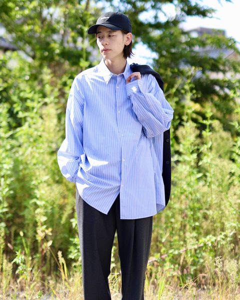 ATON エイトン 23AW MERINO COLLEGE FLANNEL セットアップスタイル