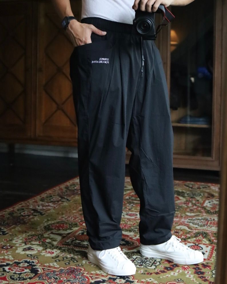 S.F.C 2026FW エスエフシー WIDE TAPERED EASY PANTS(NYLON) (SFCFW26P08)Black☆9月12日(土)発売！
