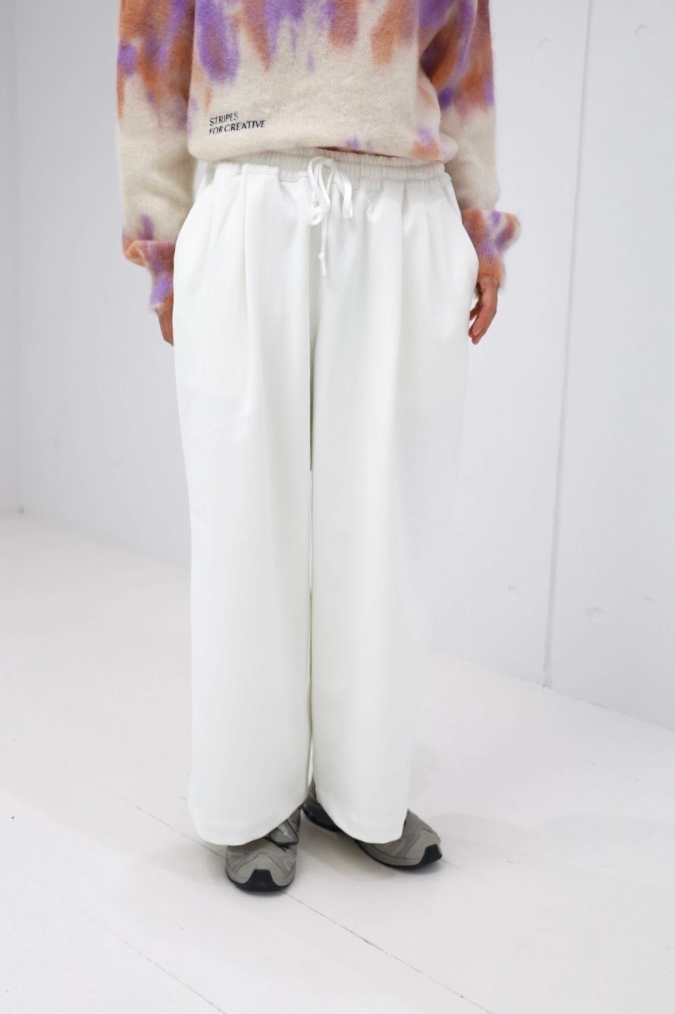 S.F.C 25FW エスエフシー WIDE TWO TUCK BAGGY PANTS (SFCFW25P07)White