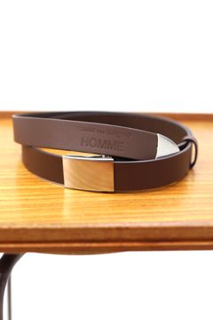 コムデギャルソンオム ステアオイルスムースベルト(HQ-K301-051)BROWN☆2月6日(金)発売！