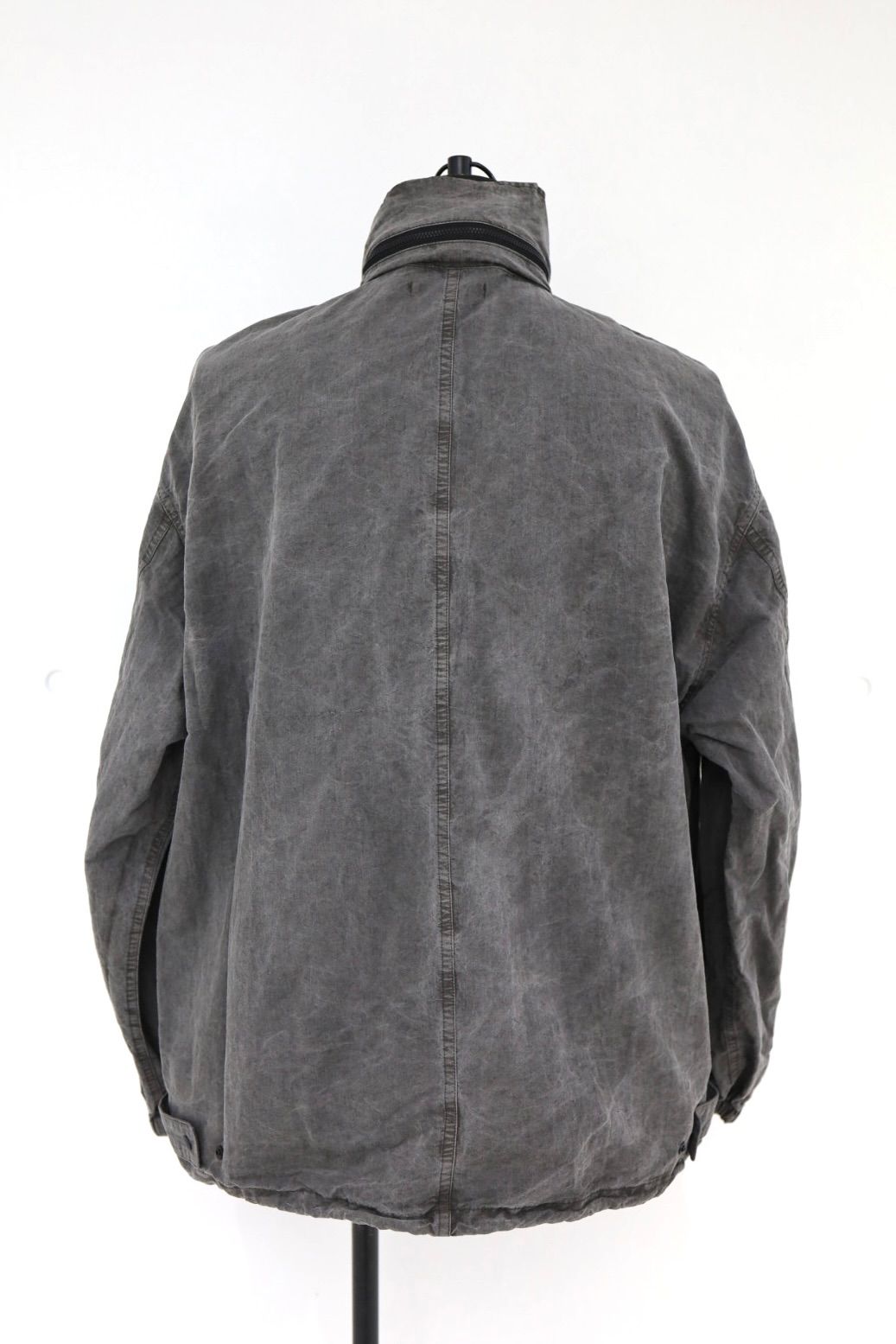 イズネス 26SS ジャケット Pigment-Dyed Jacket(26SS_06_1008SSJK03W) BLACK ☆新作発売！