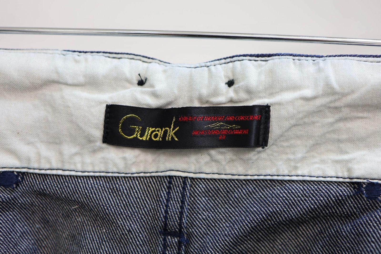 Gurank 26SS グランク コットンリネンデニムワークパンツ CL denim work pants (2620)INDIGO★新作発売！
