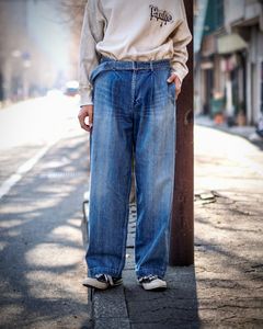 グラフペーパー Selvage Denim Belted Pants(LIGHT FADE INDIGO) 1月18日(土)新作発売！