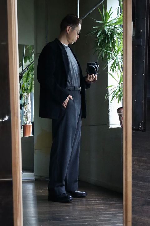 A.PRESSE アプレッセ 2025 STYLE2 Wool Flannel Wide Trousersスタイル.2025.9.13.