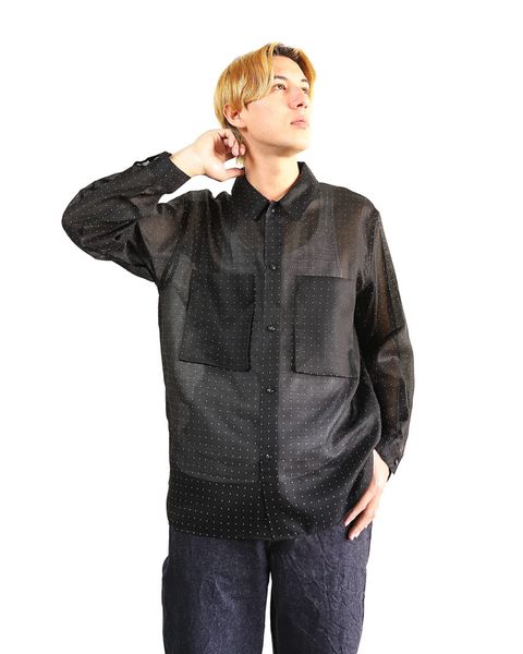 blurhms 24SS 新作Square Dot Gusset PKT Shirt&12.9oz Bias Denim Pants style 2024.3.2