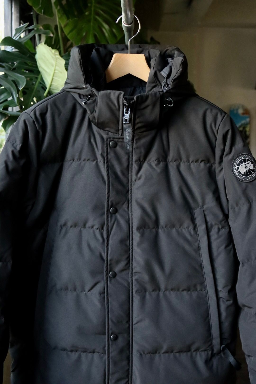 CANADA GOOSE - カナダグースWyndham Parka Black Label(2048MB) BLACK 