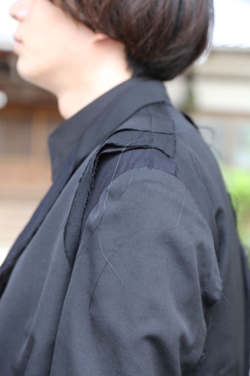 Yohji Yamamoto pour Homme 2020AW 新作 M-3BS 重ねST止レイヤードジャケット(HR-J10-802)style.2020.9.18.
