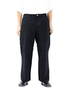 フレッシュサービス 26AW COTTON CANVAS PAINTER PANTS(FSC263-40033)BLACK☆9月5日(土)新作発売！