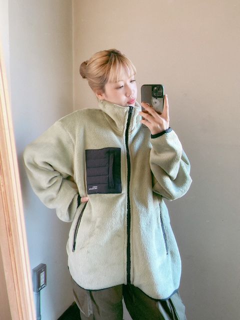 S.F.C エスエフシー23FW DOWN POCKET PORLATEC JACKET"Mint"スタイル