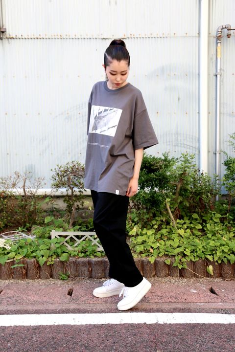 Graphpaper POET MEETS DUBWISE for Graphpaper Oversized Tee “WORDS AND SILENCE” style. 2021.07.20.