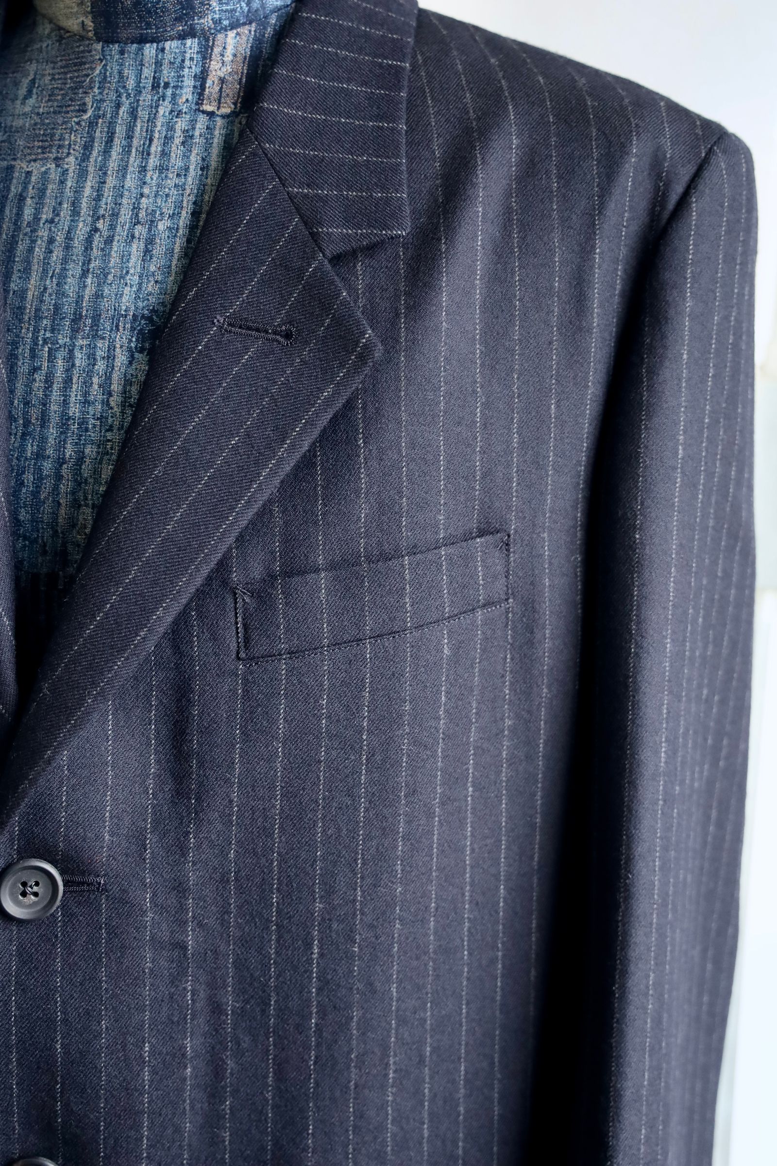 ワイズフォーメンY's for men 25AW STRIPED SERGE PAINTER  JACKET (ML-J05-107)NAVY☆新作発売！