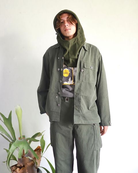 A.PRESSE 23AW M-44 HBT Jacketスタイル