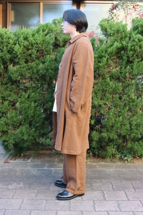 Ets.MATERIAUX M38 Motor cycle coat"BROWN"style.