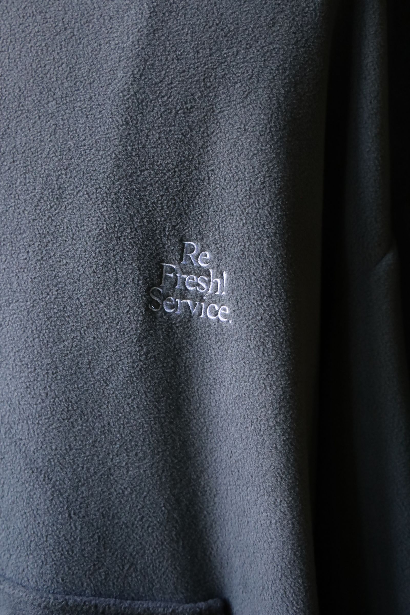 ReFresh!Service.  FLEECE SAUNA PONCHO(GRAY)★再販しました！