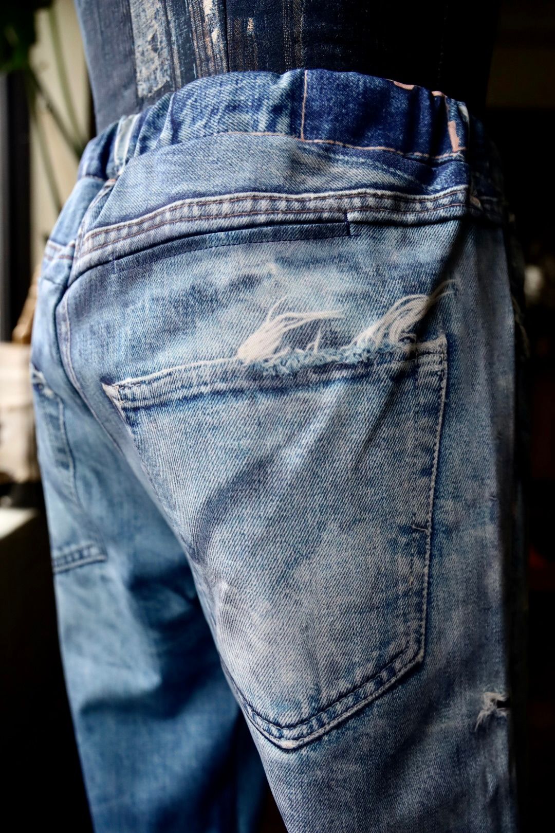 トーキングアバウト ジ アブストラクション 25SS "60S" PRINT STARIGHT PT(NPT-PT-001)