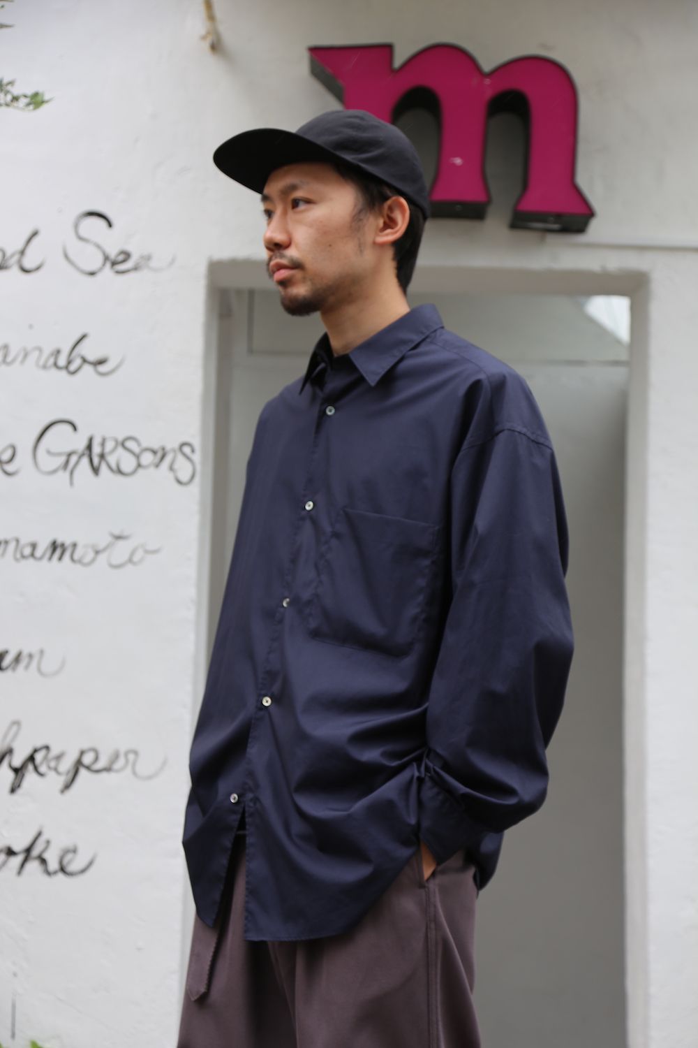 Graphpaper Hard Twill Belted Pants 