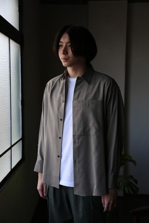 YOKE OVERSIZED BIG POCKET SHIRT(YK21SS0189SH) ※2月20日発売 style.2021.2.19.