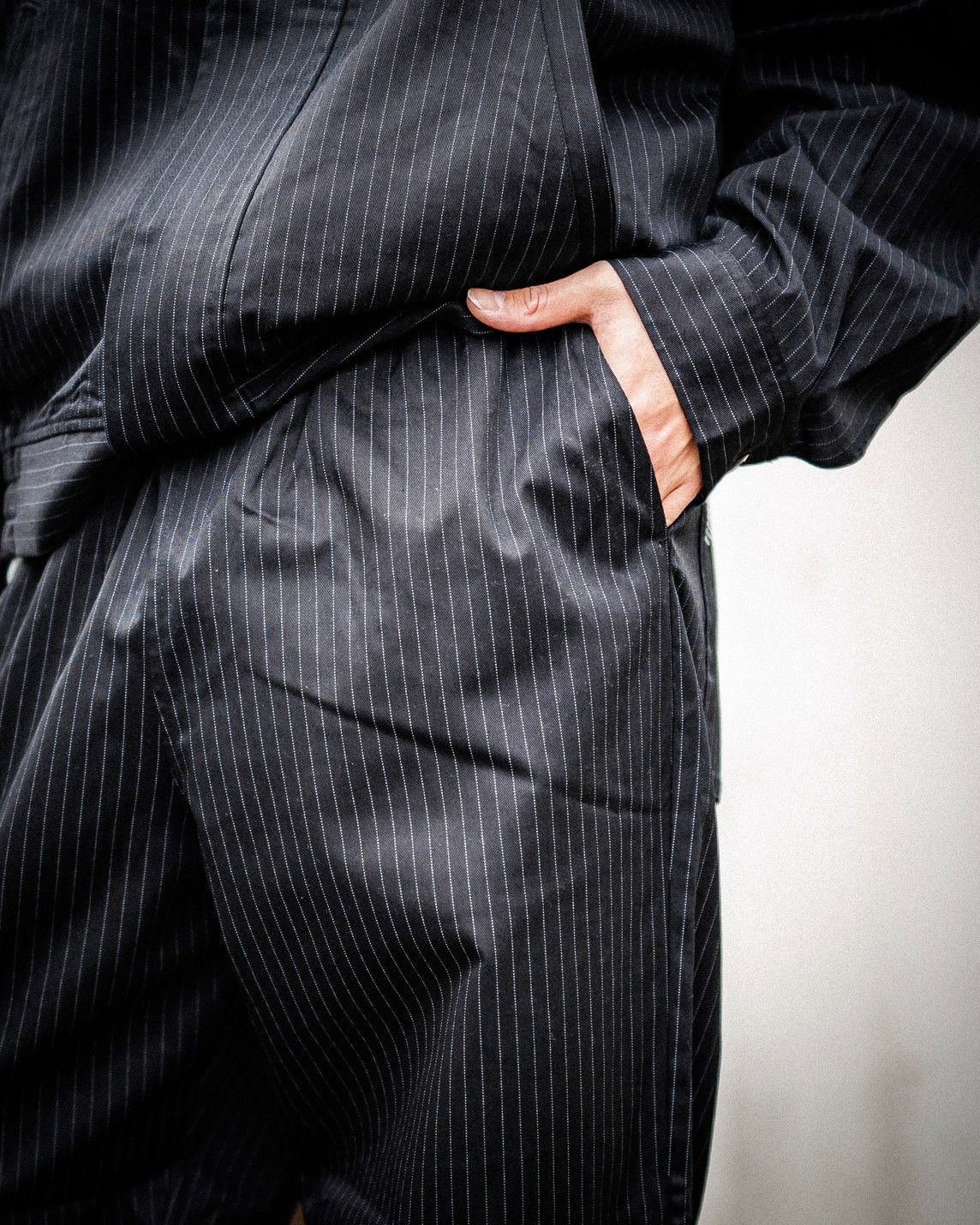 Fresh Service (フレッシュサービス) CORPORATE STRIPE REGULAR COLLAR SHIRT /  コーポレートストライプ レギュラーカラーシャツ