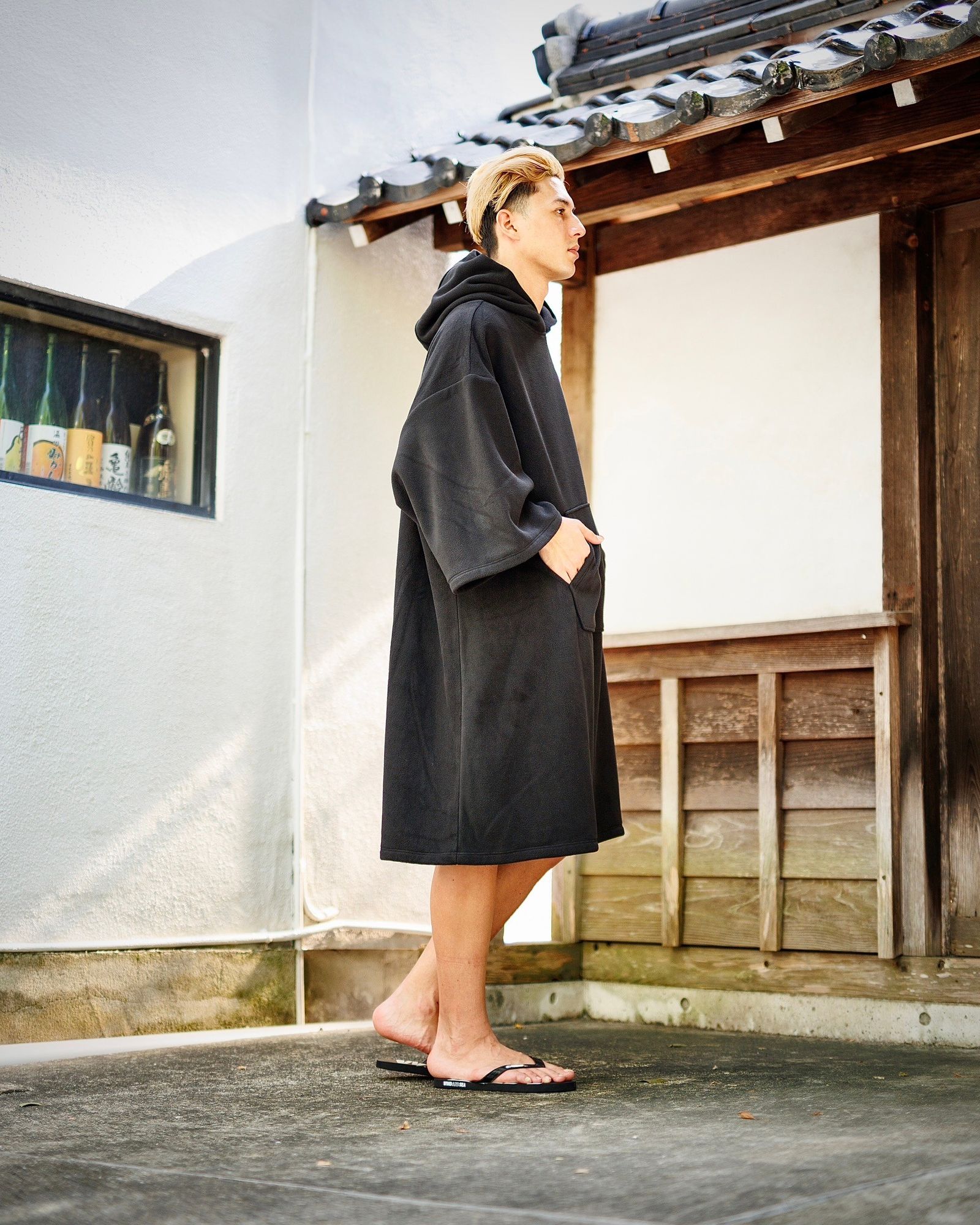 FreshService FLEECE SAUNA PONCHO(BLACK)9月28日(土)新作初売！